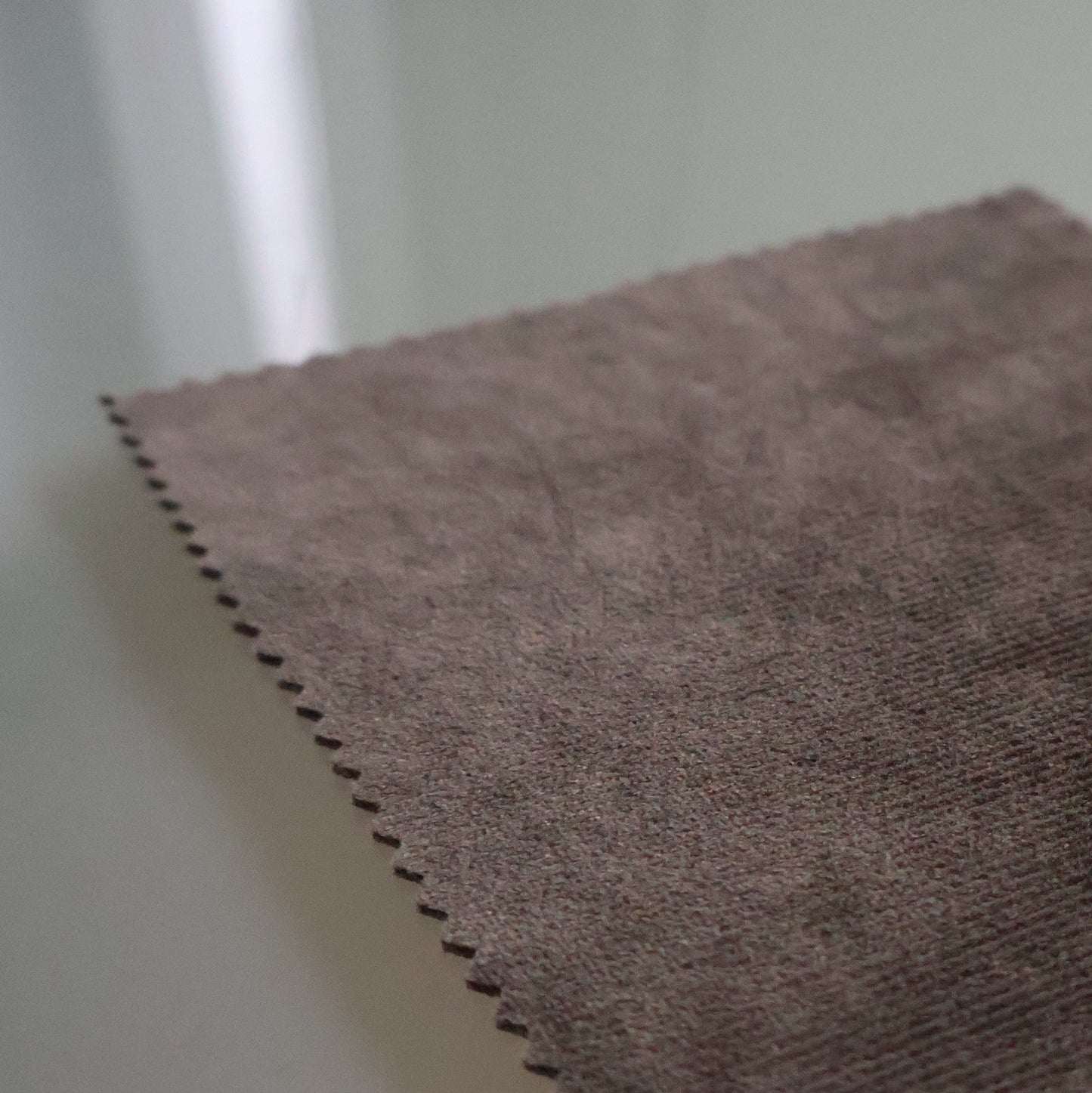 Grey Textured Velvet Fabric